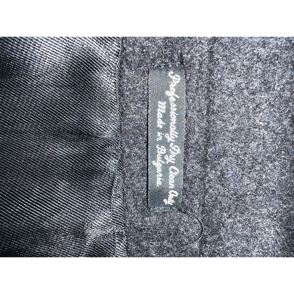 New w/o Tags Men's Baracuta Jacket, Size L, Dark Gray Wool Cashmere Blend - Picture 7 of 9